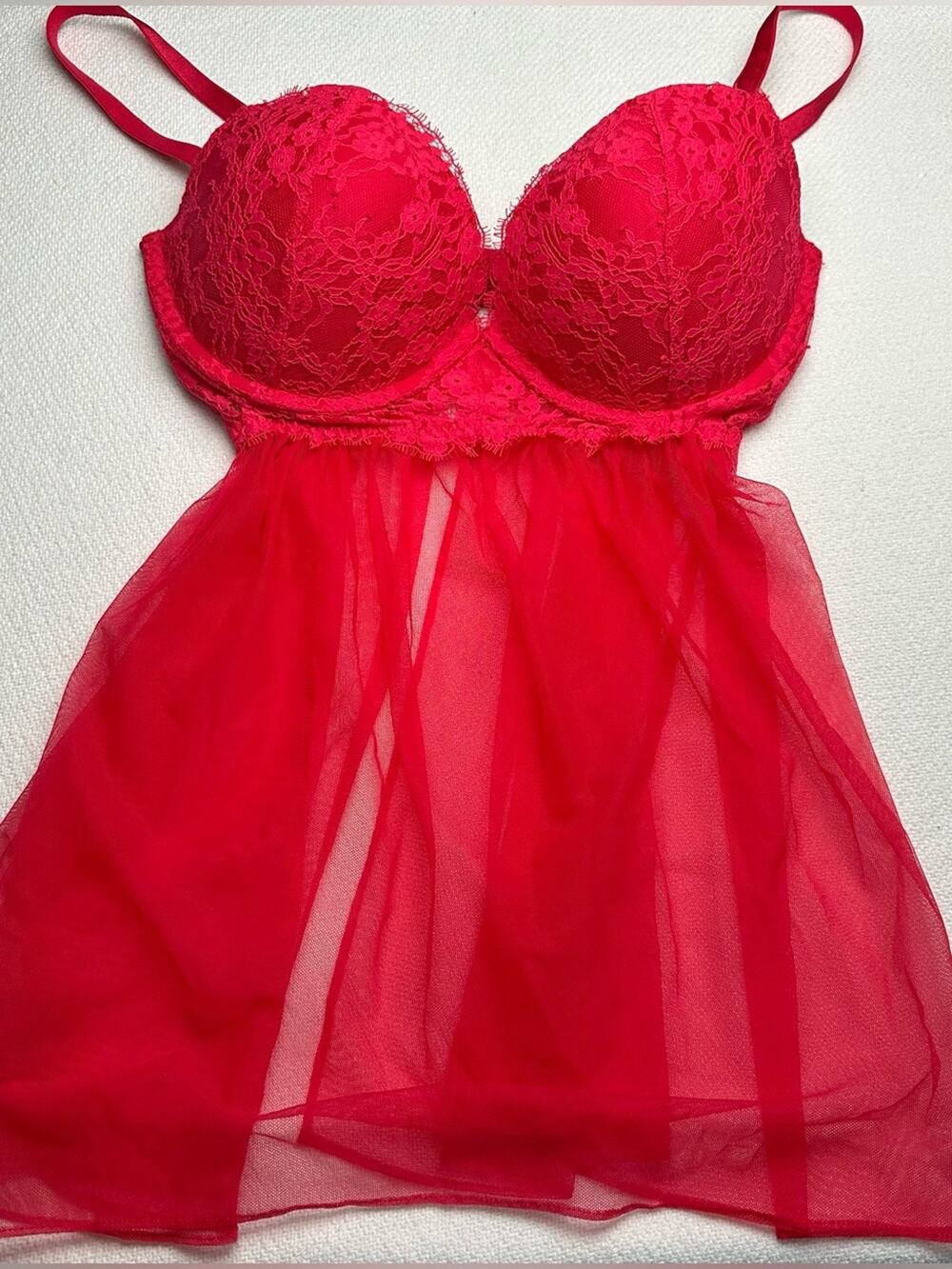 Victoria’s Secret Red Babydoll 36D